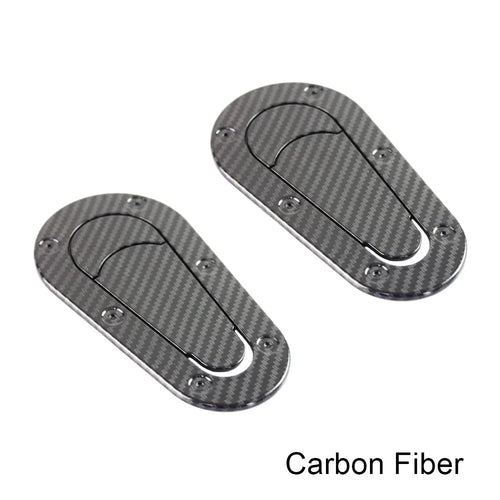 R-EP Universal Car Carbon Fiber Sticker for Hood Lock Racing Bonnet