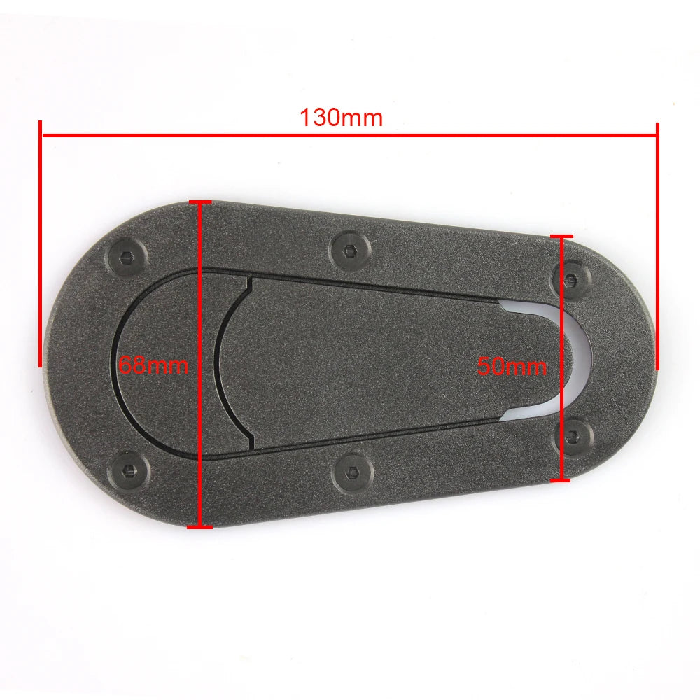R-EP Universal Car Carbon Fiber Sticker for Hood Lock Racing Bonnet