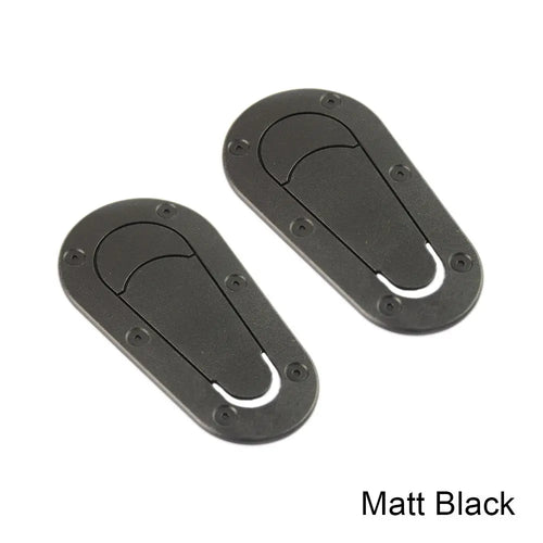 R-EP Universal Car Carbon Fiber Sticker for Hood Lock Racing Bonnet