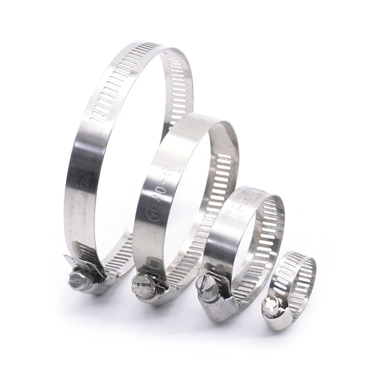 1PCS 201 Stainless Steel Clamp High Quality Screw Worm Drive for Hose