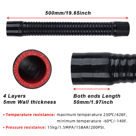 R-EP Silicone Flexible Hose ID 28 30 32 34mm for Water Radiator Tube